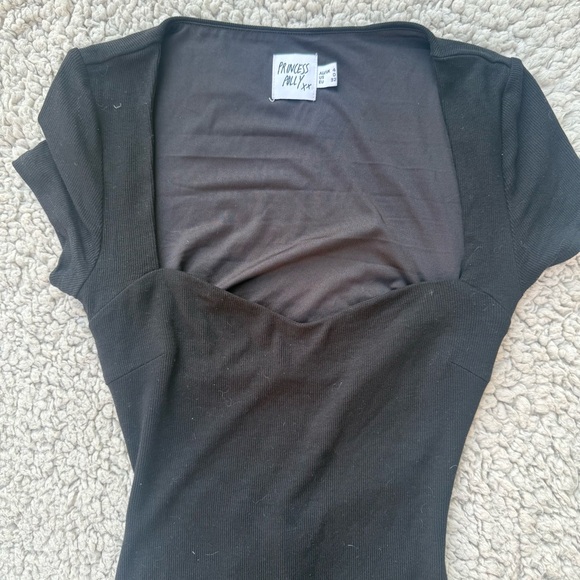 Princess Polly Nolan Short Sleeve Mini Dress Black - Picture 5 of 7